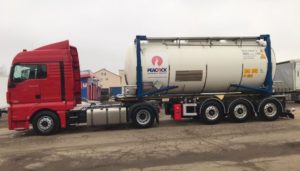 Transporting a fuel additive