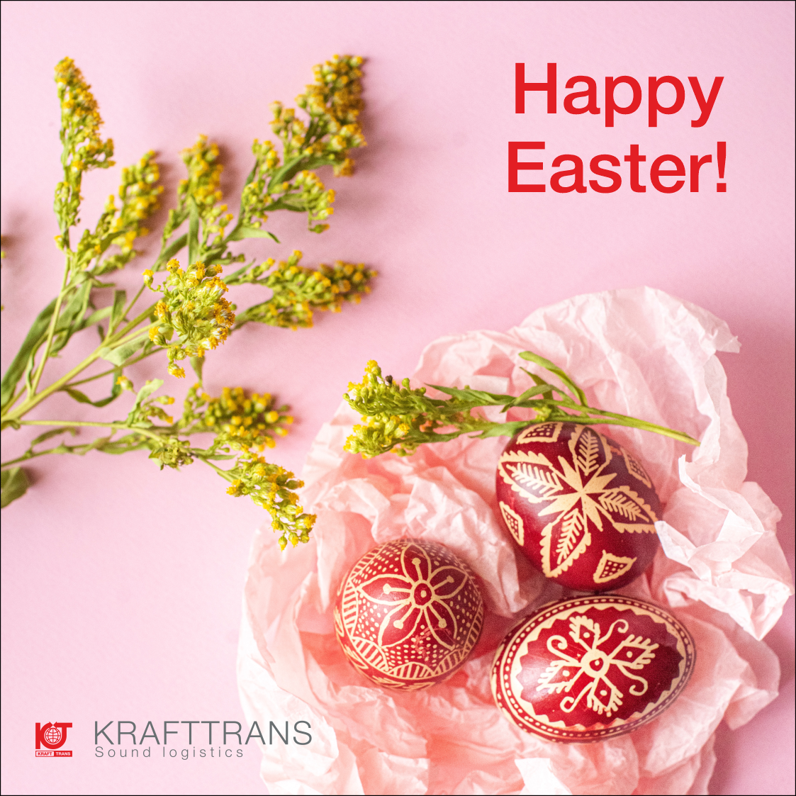 Happy Easter from KRAFTTRANS logistics